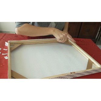 Træramme til diamond paint (saml-selv) - 50x90 cm / 90x50 cm