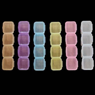 Løse bøtter til 28/56 rums opbevaringsbokse enkelt - Orange