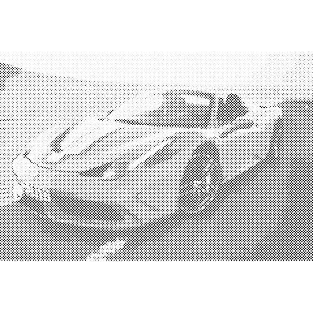 Mal med Prikker - Ferrari 2 - Uden ramme - 80 x 60 cm