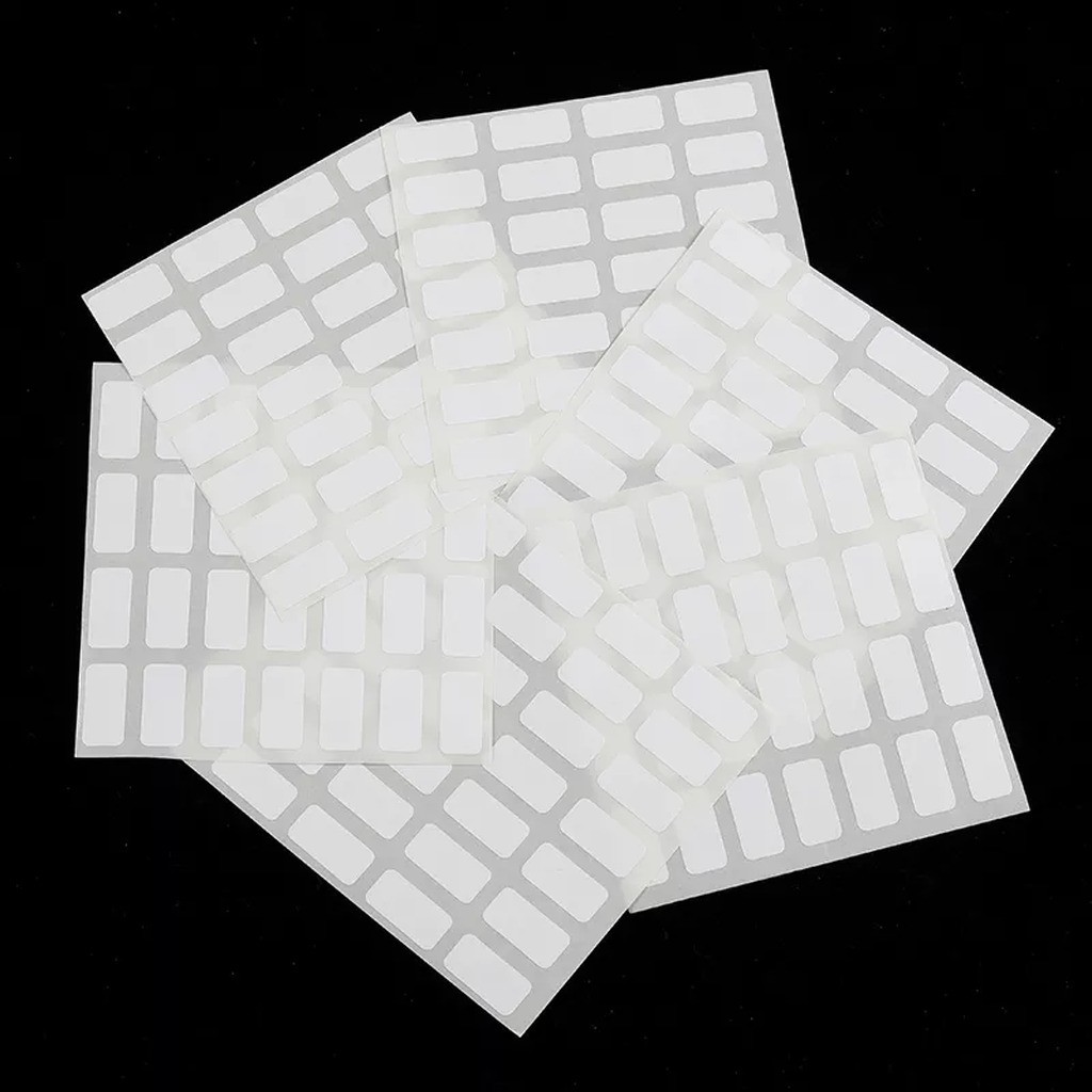 Firkantede labels til diamond paint - 10 ark