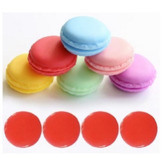 Voks i macaroon-formet bøtte - Rød