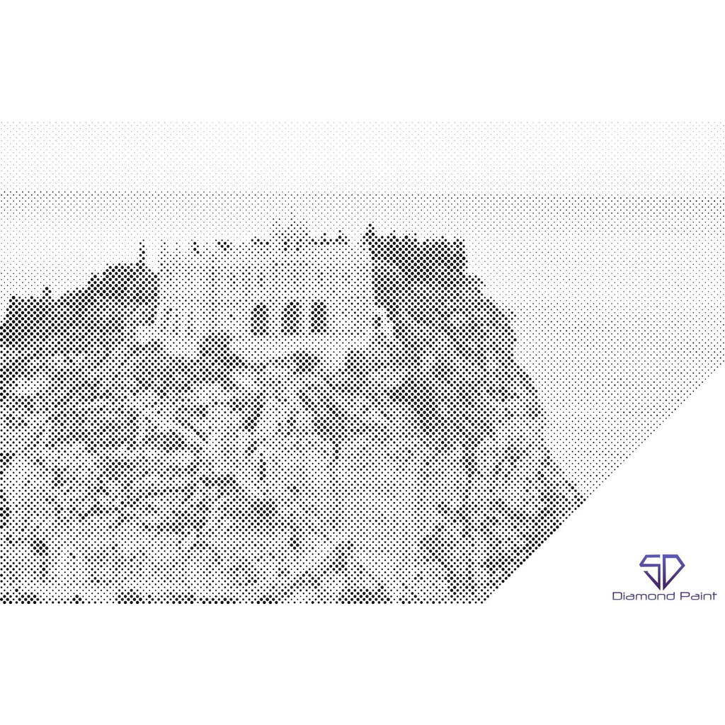 Mal med Prikker - Tropea, Calabrien Italien - Uden ramme - 120 x 80 cm