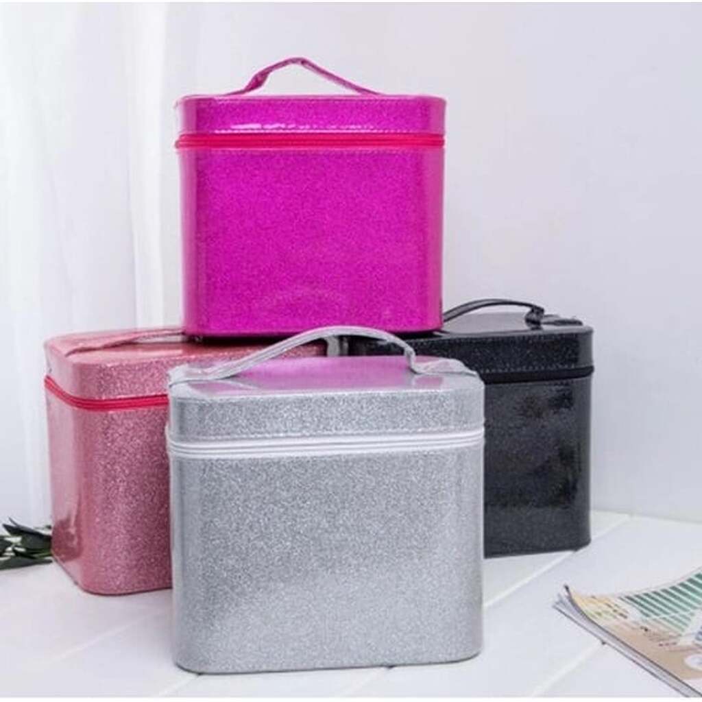 Smart opbevaringsboks med 126 bøtter til Diamond Paint - Pink