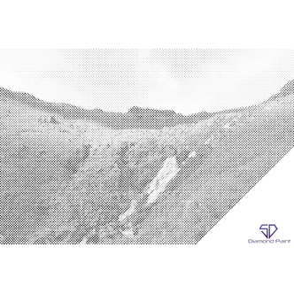 Mal med Prikker - Lake District, England 2 - Uden ramme - 80 x 60 cm