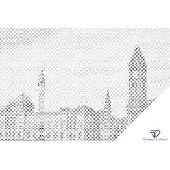 Mal med Prikker - Birmingham, England 2 - Uden ramme - 120 x 80 cm