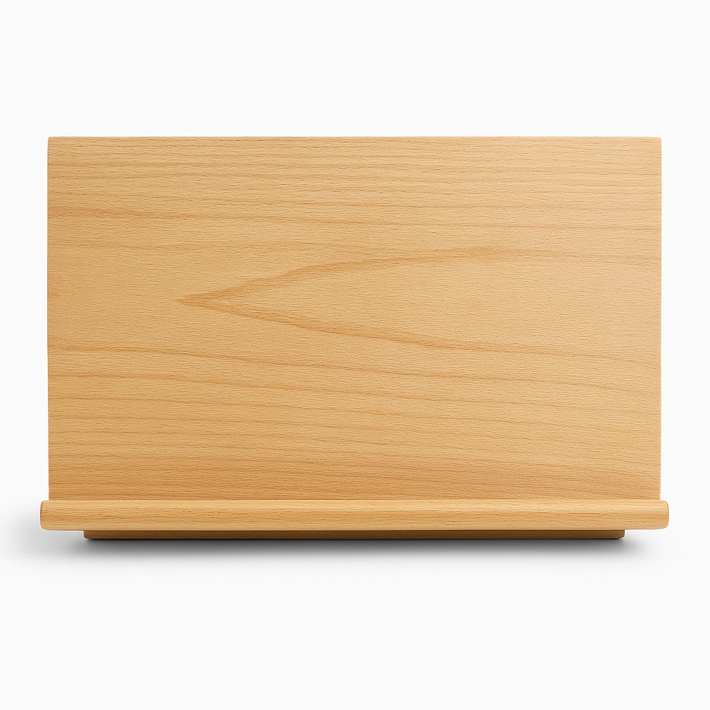 Stander i træ til lysplade (Lille model)