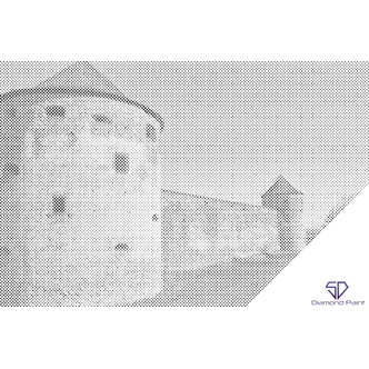 Mal med Prikker - Bzovík Kloster, Slovakiet - Uden ramme - 60 x 40 cm