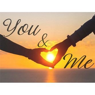 You and Me - Runde sten - 80 x 60 cm - Lærred, sten, pen, bakke, gele