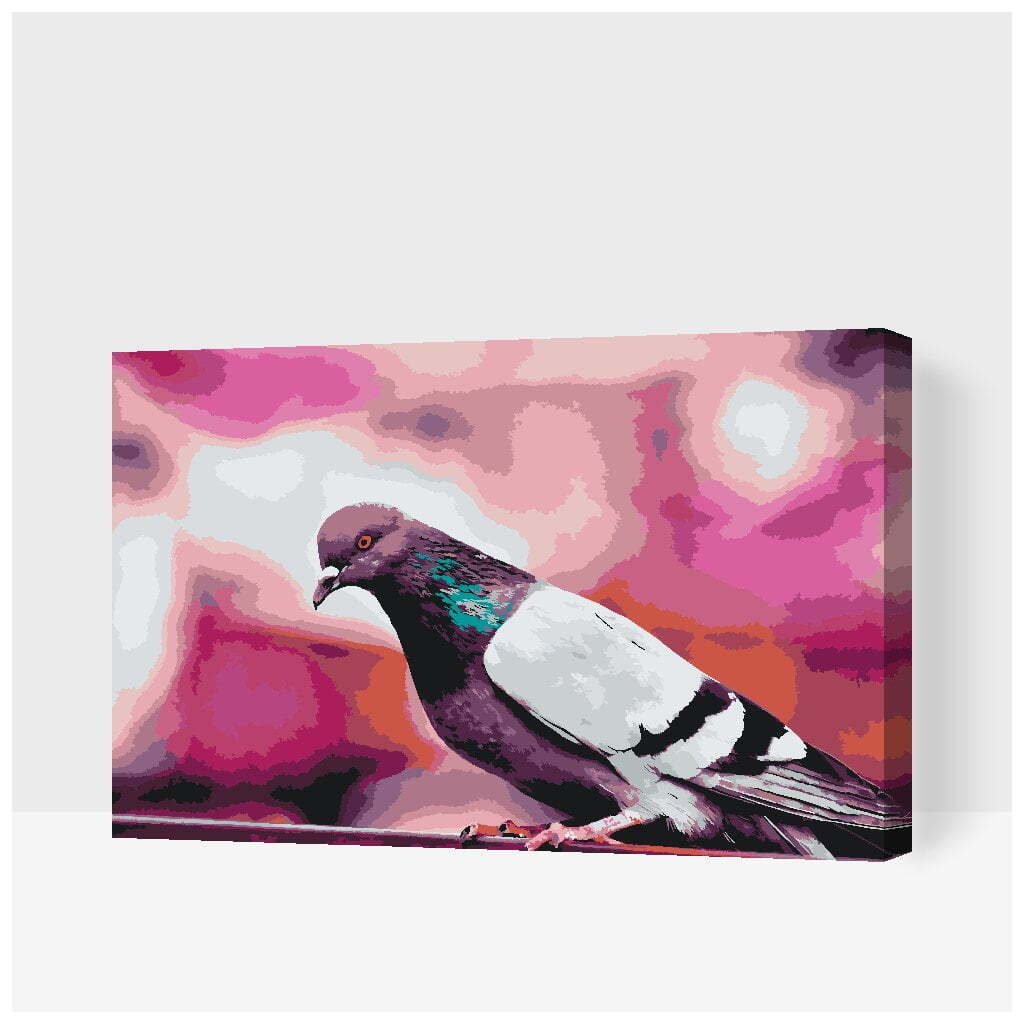En due - Paint by Numbers Premium - 120 x 80 cm - Med saml-selv-ramme
