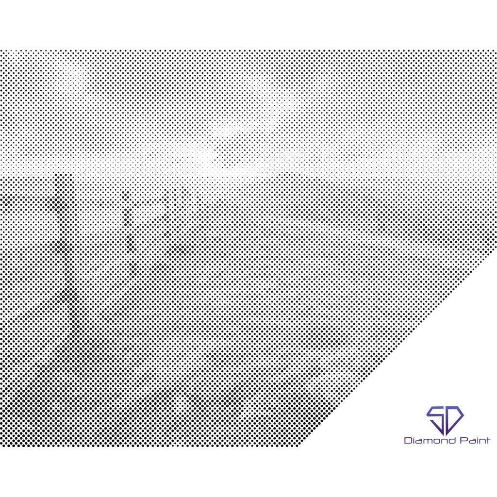 Mal med Prikker - Peak District - Nationalpark, England 2 - Uden ramme - 80 x 100 cm