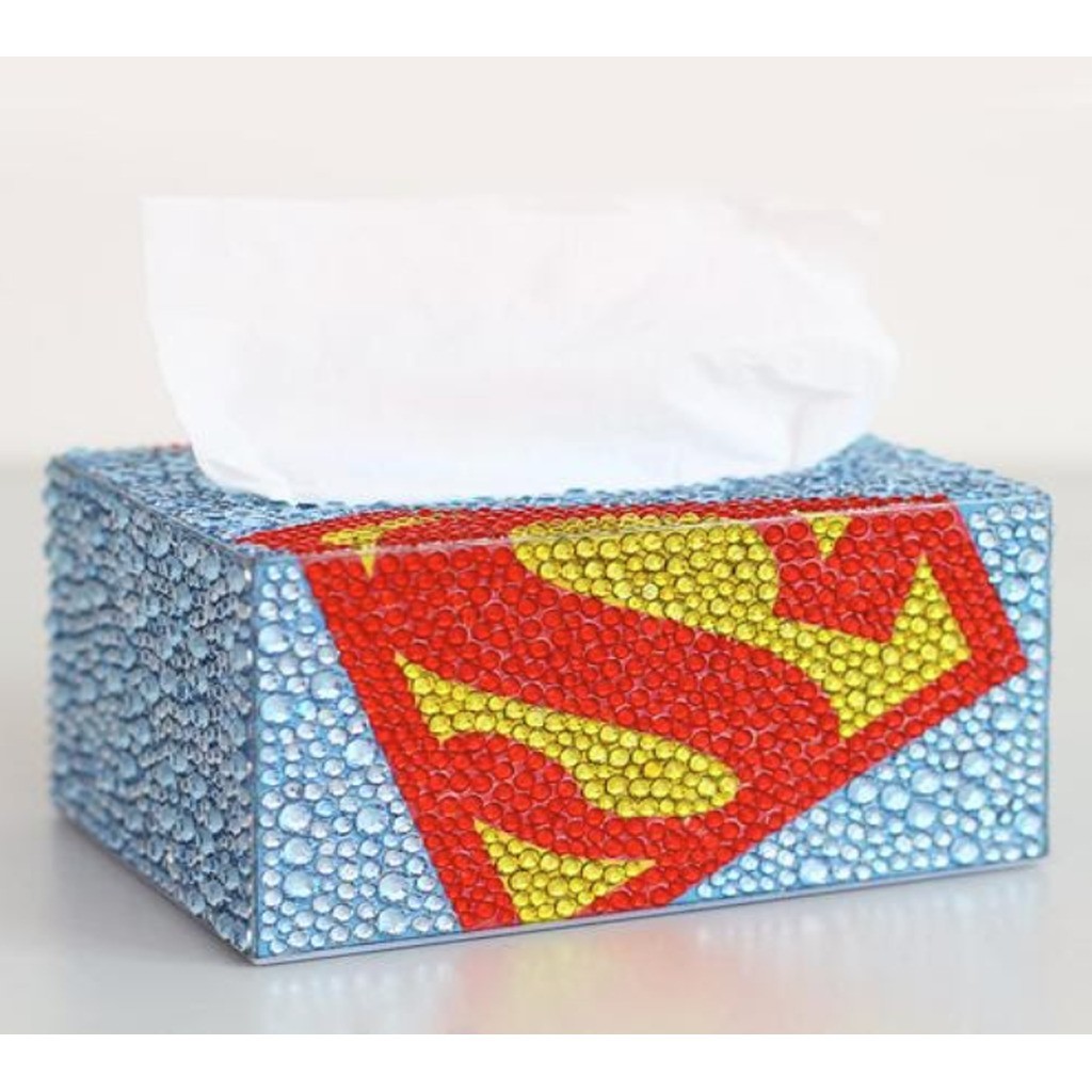 Servietboks med Superman