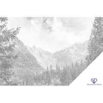 Mal med Prikker - Tatrabjergene, Polen - Uden ramme - 120 x 80 cm