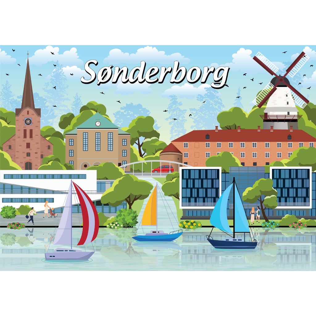 Danske byer: Sønderborg, 1000 brikker