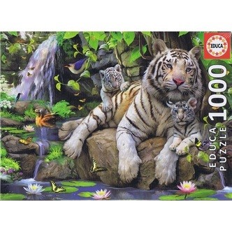 White Tigers of Bengal - 1000 brikker