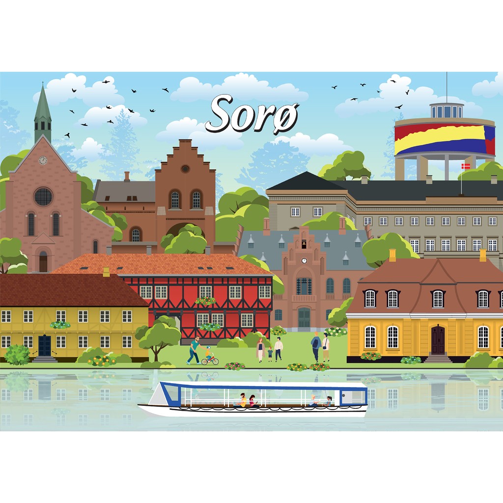 Danske byer: Sorø, 1000 brikker
