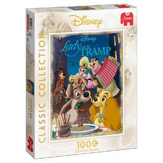 Disney: Lady og vagabonden - 1000 brikker