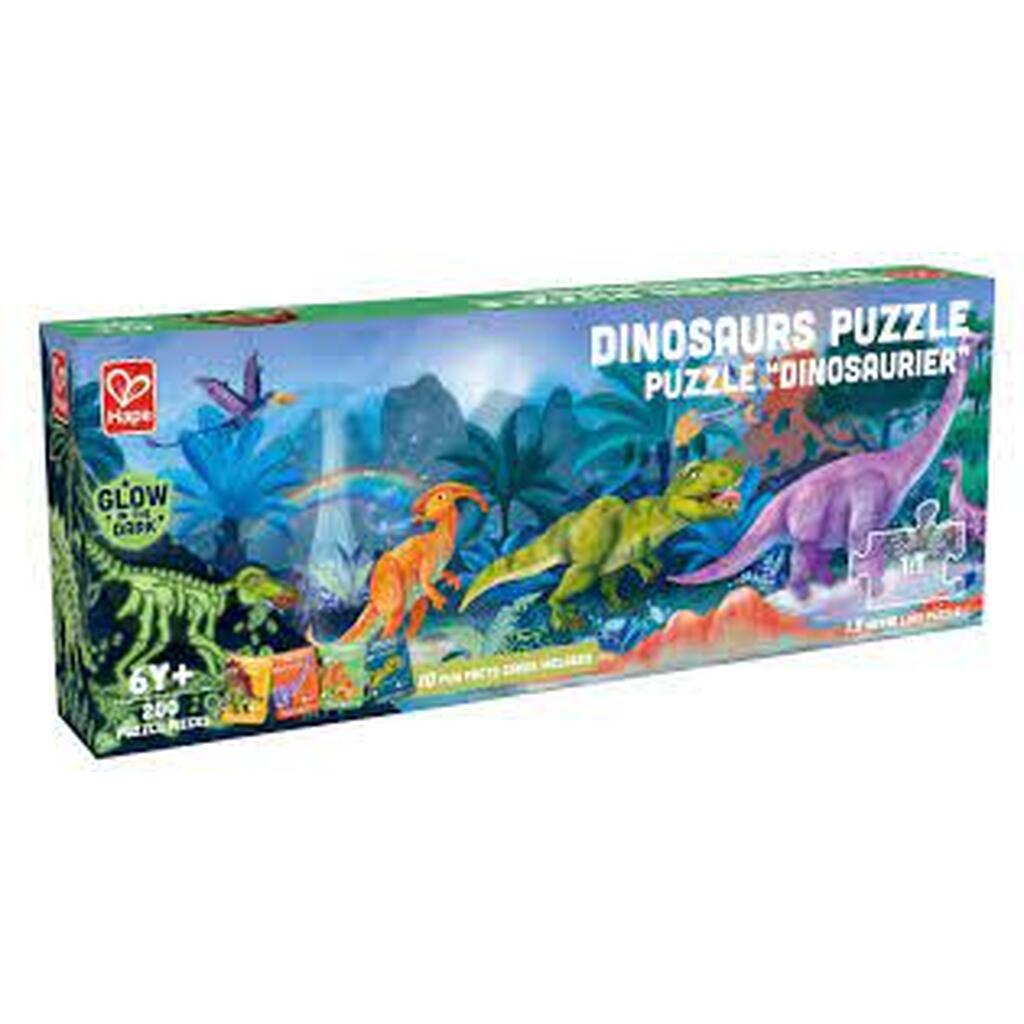 Dinosaurer puslespil - 200 brikker