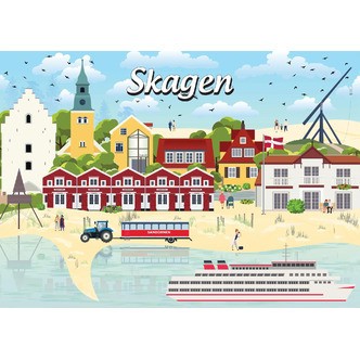 Danske byer: Skagen, 1000 brikker