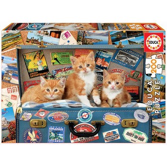 Travelling Kittens - 200 brikker