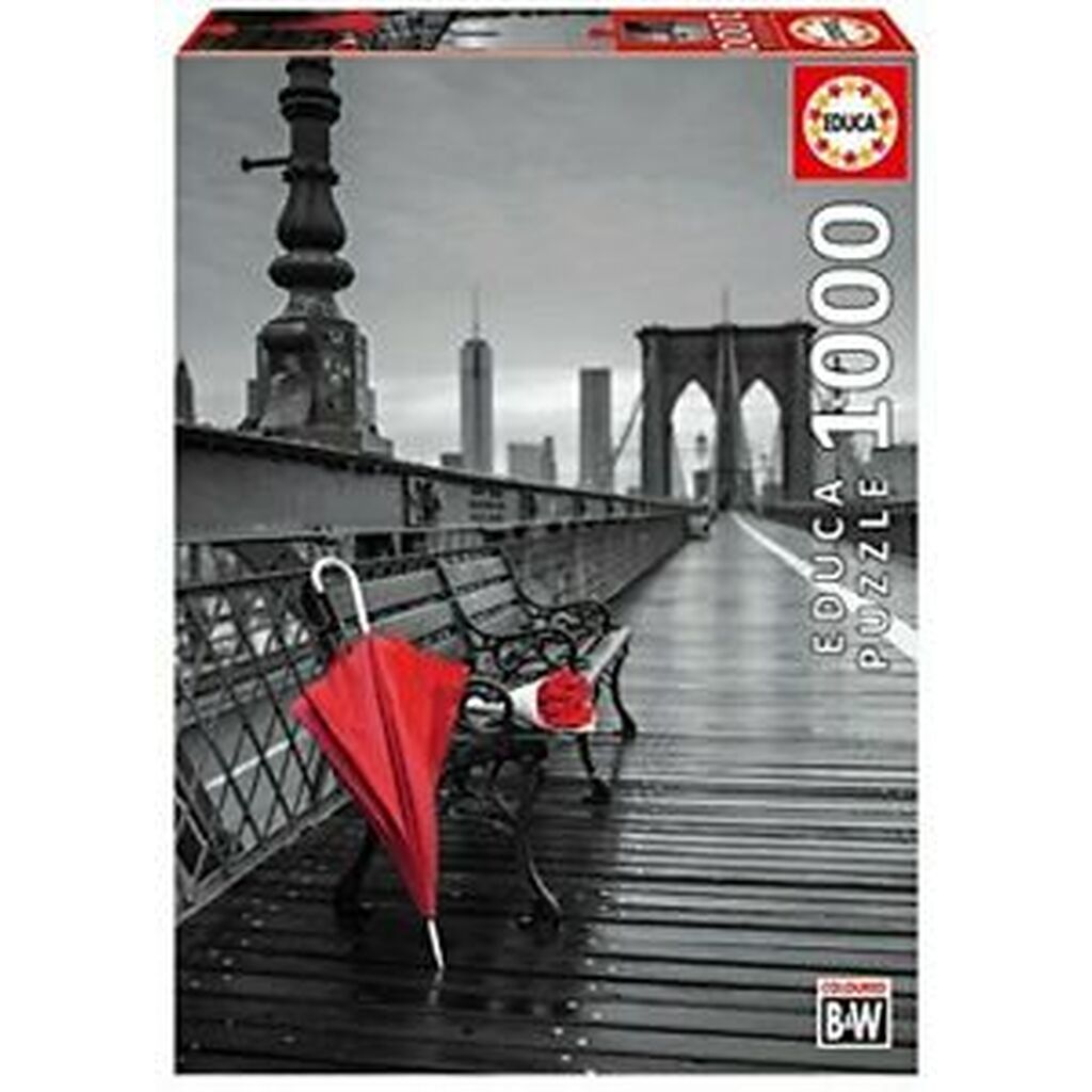 Red Umbrella - Brooklyn Bridge, 1000 brikker