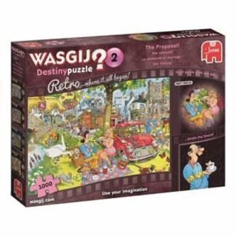 Wasgij Destiny #2 Retro - The Proposal - 1000 brikker