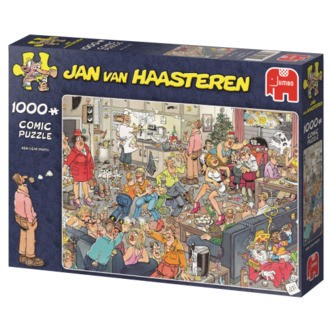 Jan van Haasteren - New Year Party - 1000 brikker