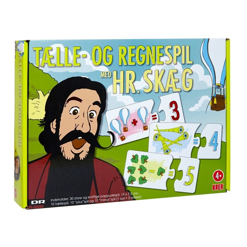 Tælle- og regnespil med Hr. Skæg