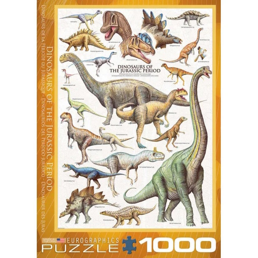 Dinosaurer - 1000 brikker