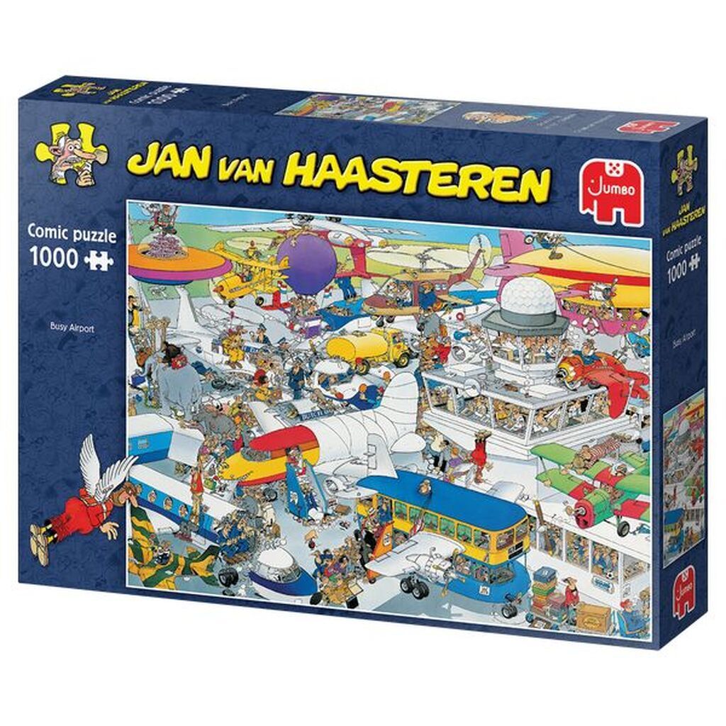 Jan van Haasteren: Den travle lufthavn - 1000 brikker