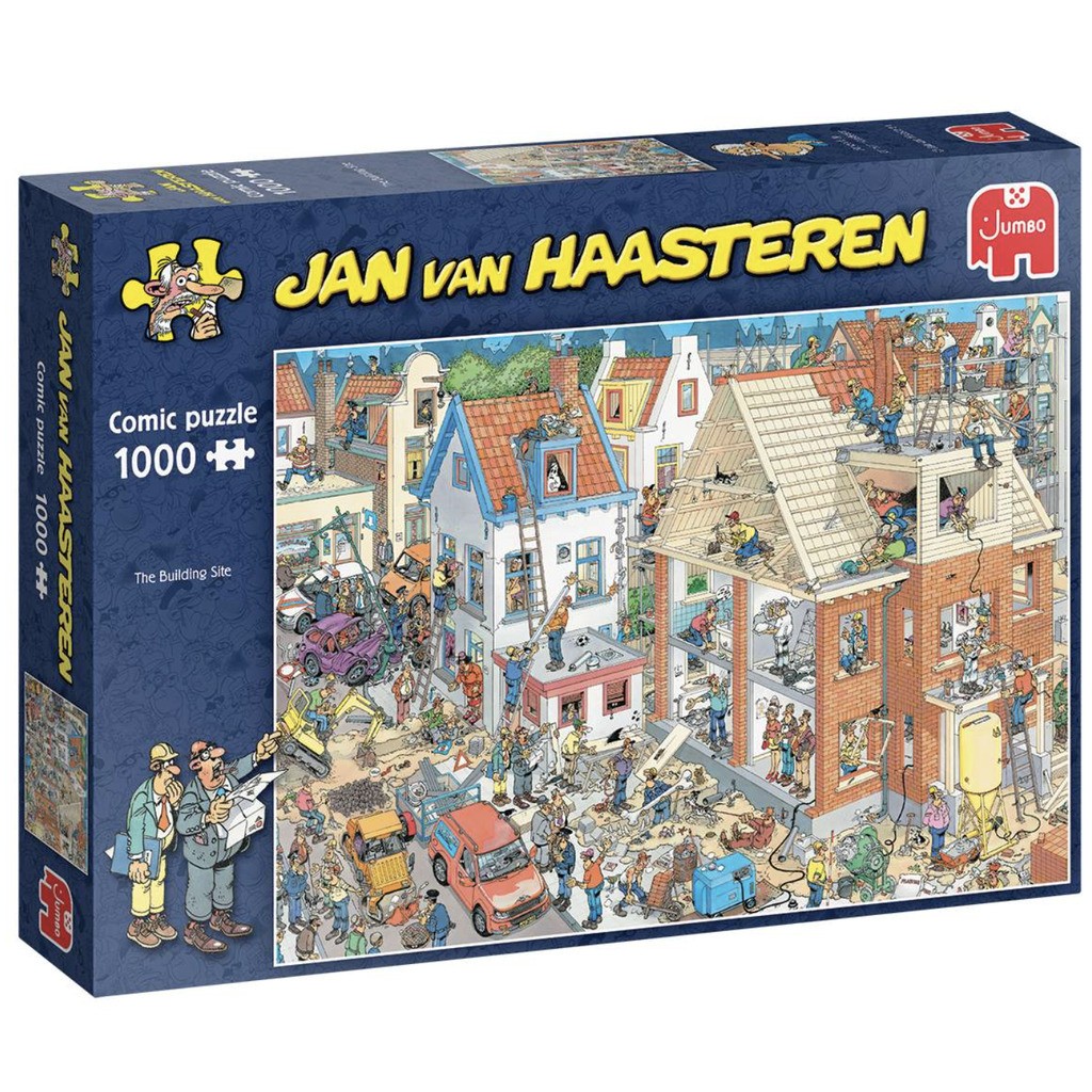 Jan Van Haasteren - Building Site - 1000 brikker