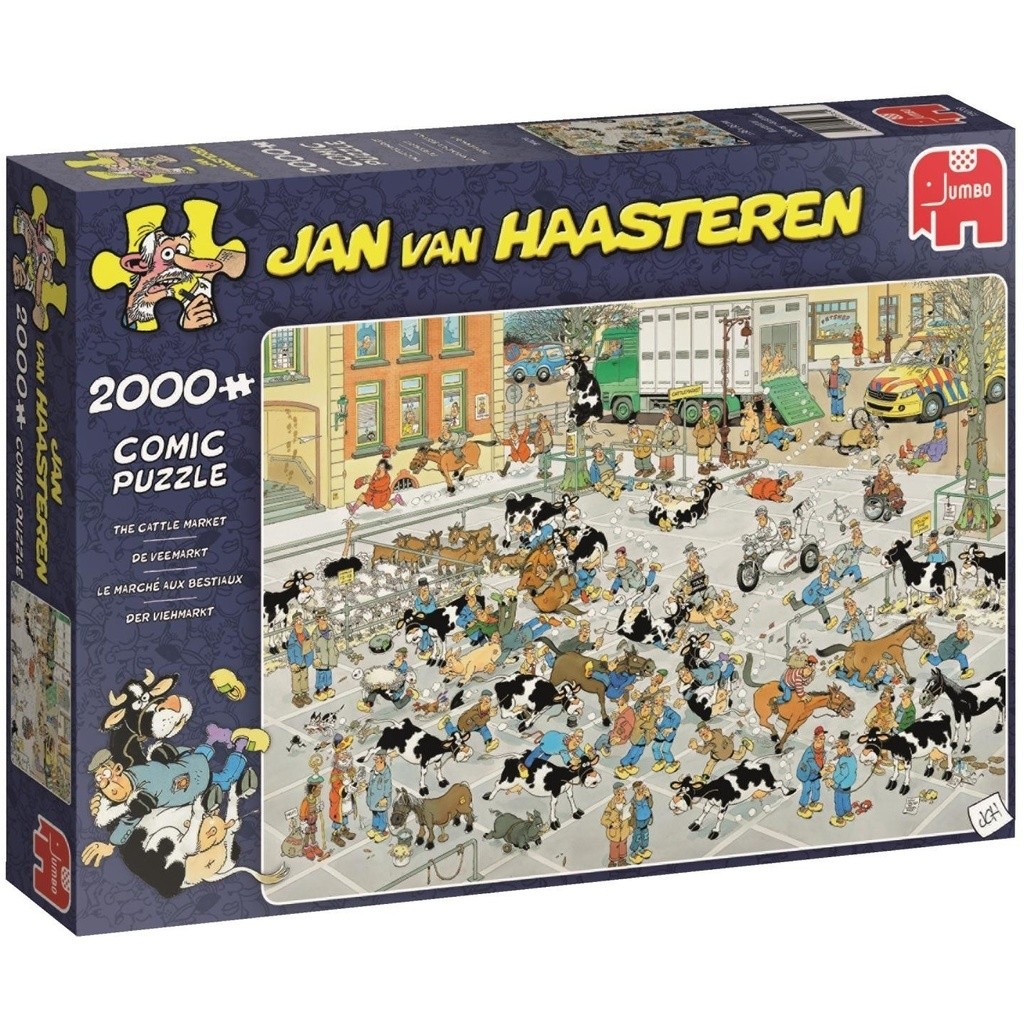 Jan van Haasteren - The Cattle Market - 2000 brikker