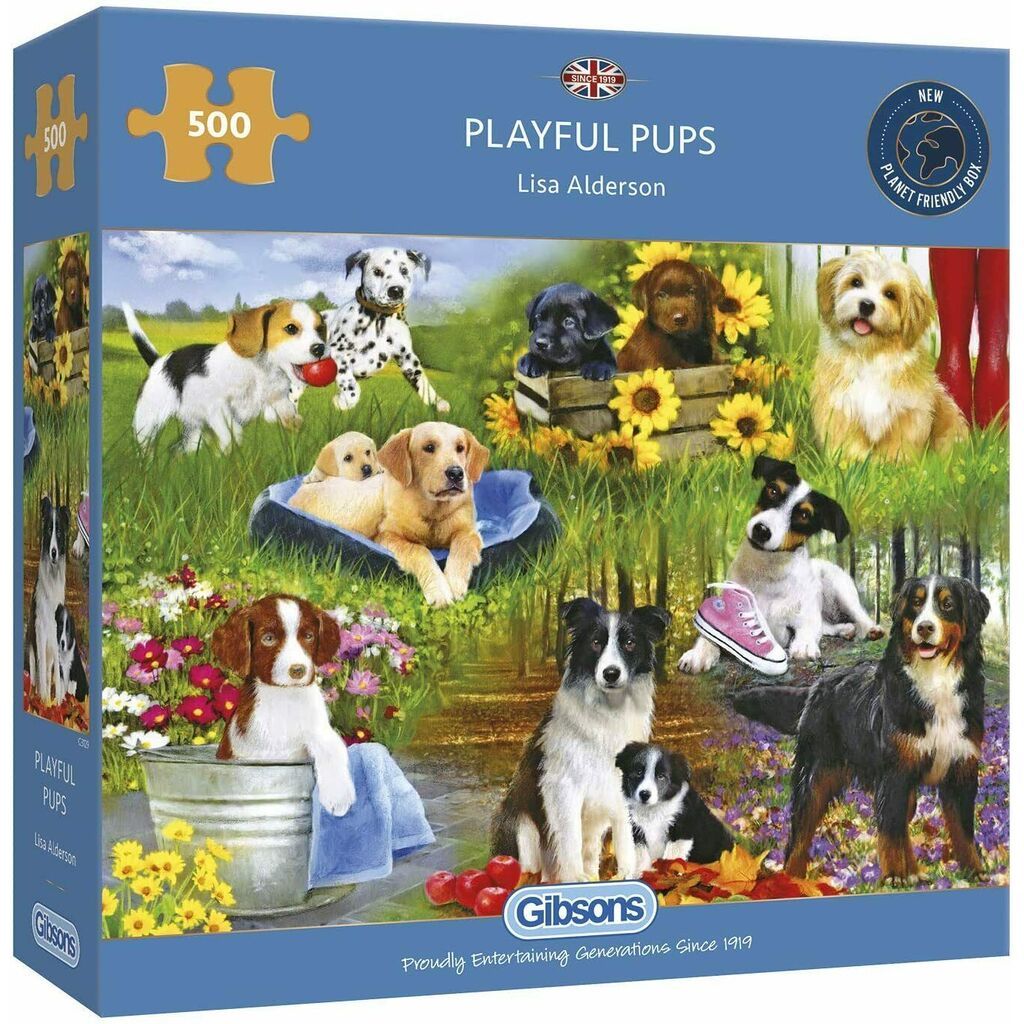 Playful Pups, 500 brikker