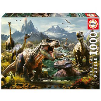 Skræmmende dinosaurer - 1000 brikker
