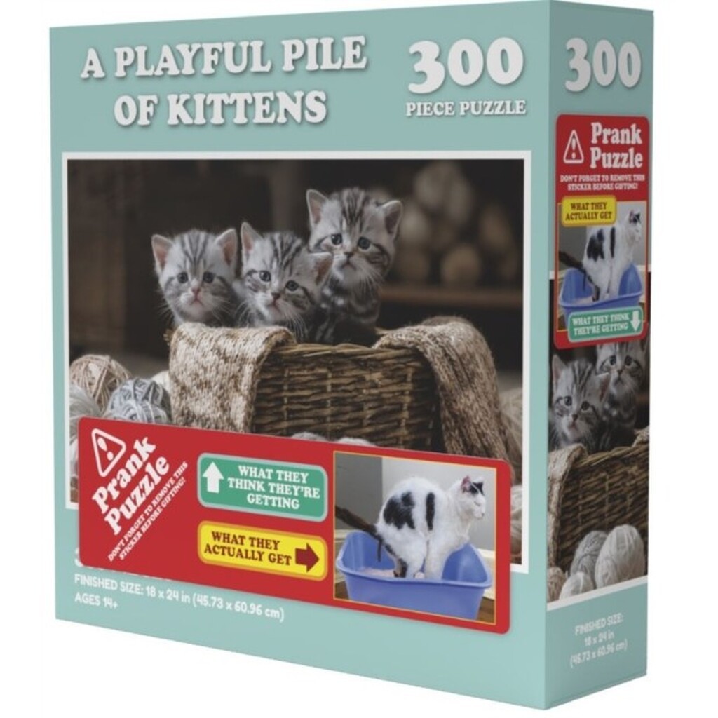 A Playful Piile of Kittens - 300 brikker