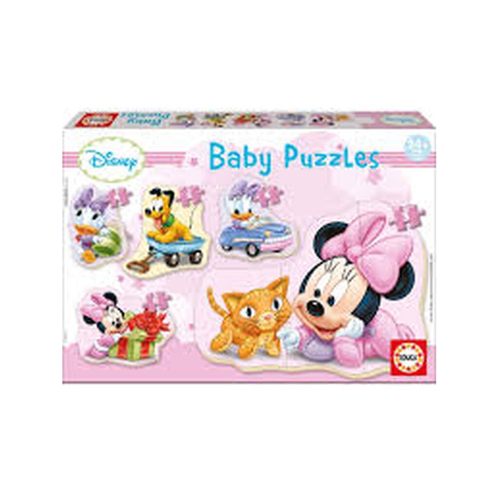 Baby Puzzles - Minnie - 3-5 brikker