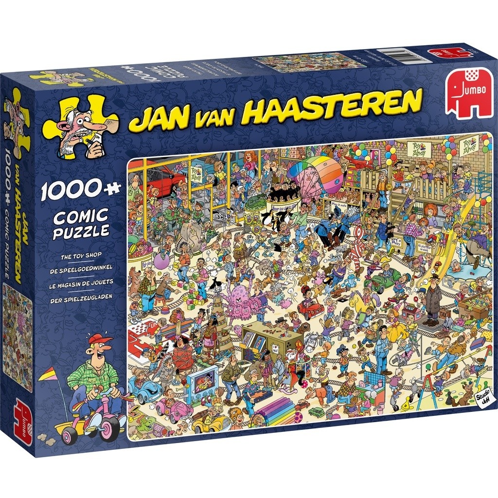 Jan van Haasteren: Legetøjsbutikken - 1000 brikker