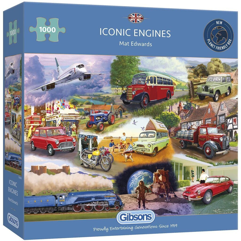 Ikoniske Motorer - 1000 brikker