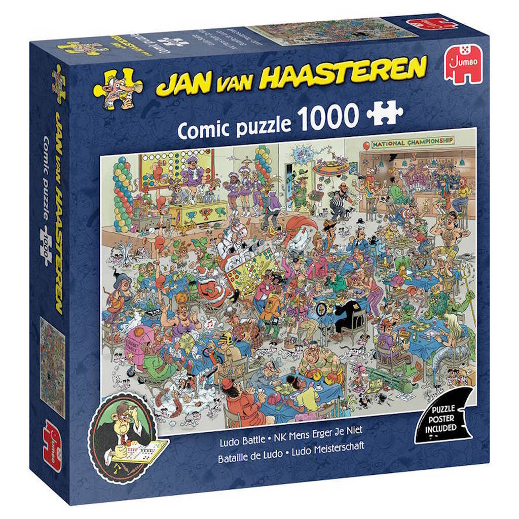Jan van Haasteren: Ludo dysten - 1000 brikker
