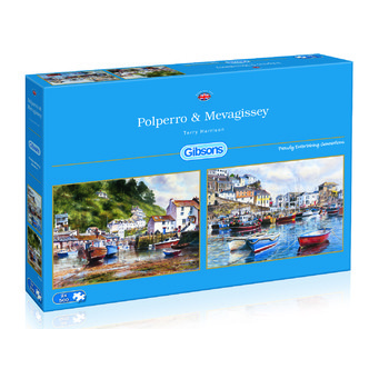 Polperro & Mevagissey - 2x500 brikker