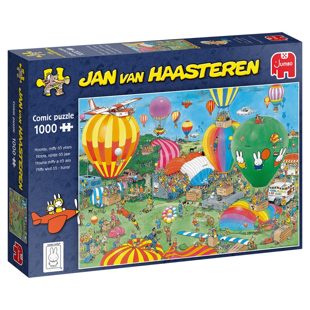 Jan van Haasteren - Hooray, Miffy 65 years - 1000 Brikker