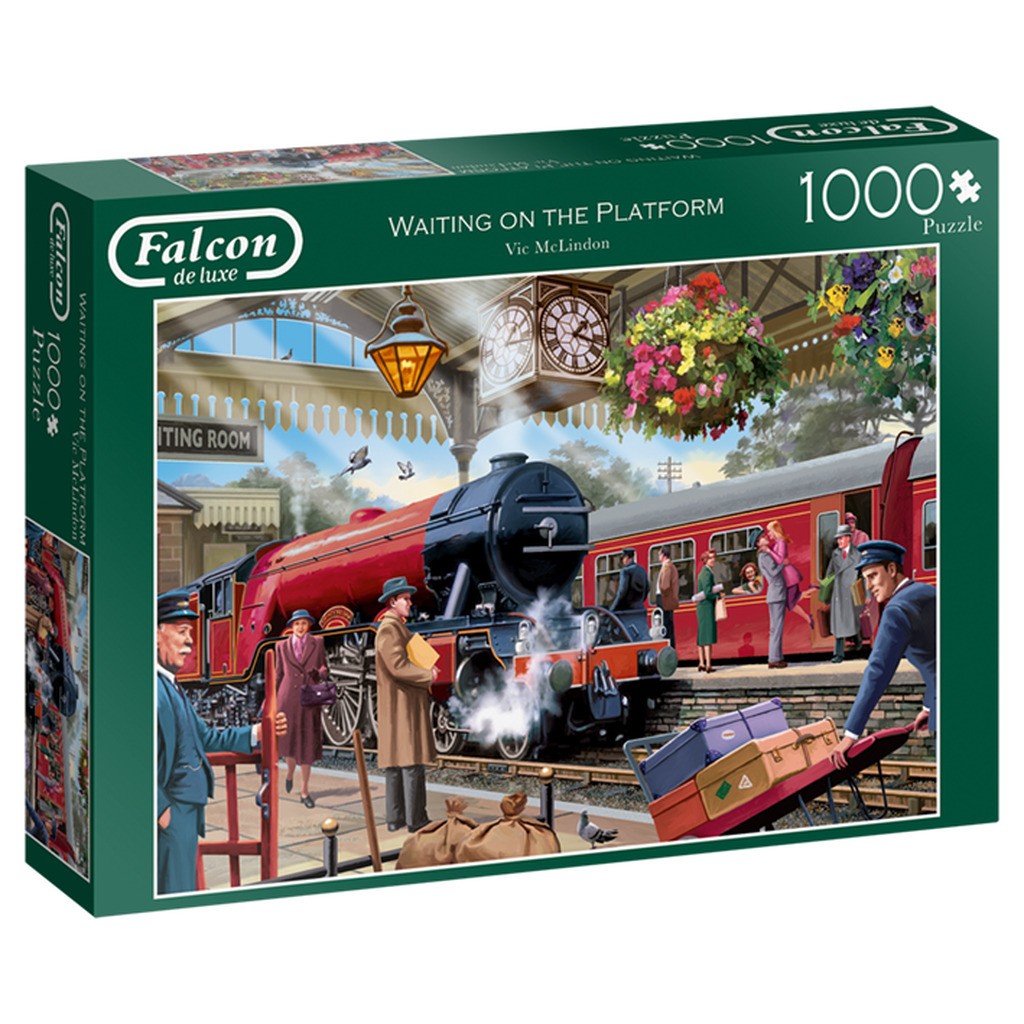 Waiting on the Platform - 1000 Brikker