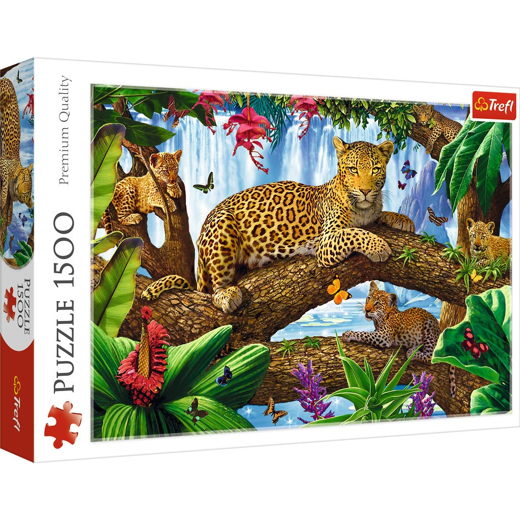Hvilende Leopard - 1500 brikker