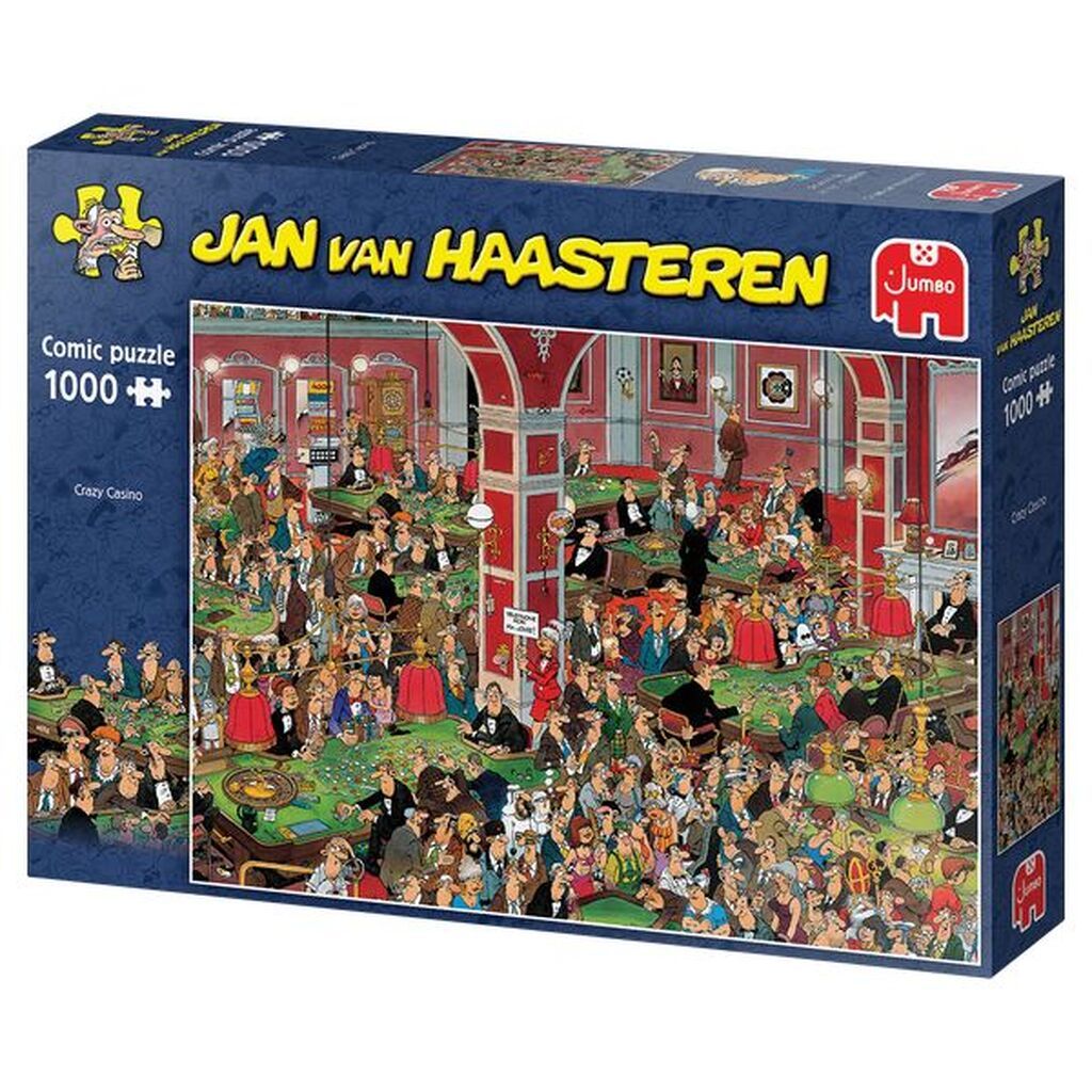 Jan van Haasteren: På casino - 1000 brikker