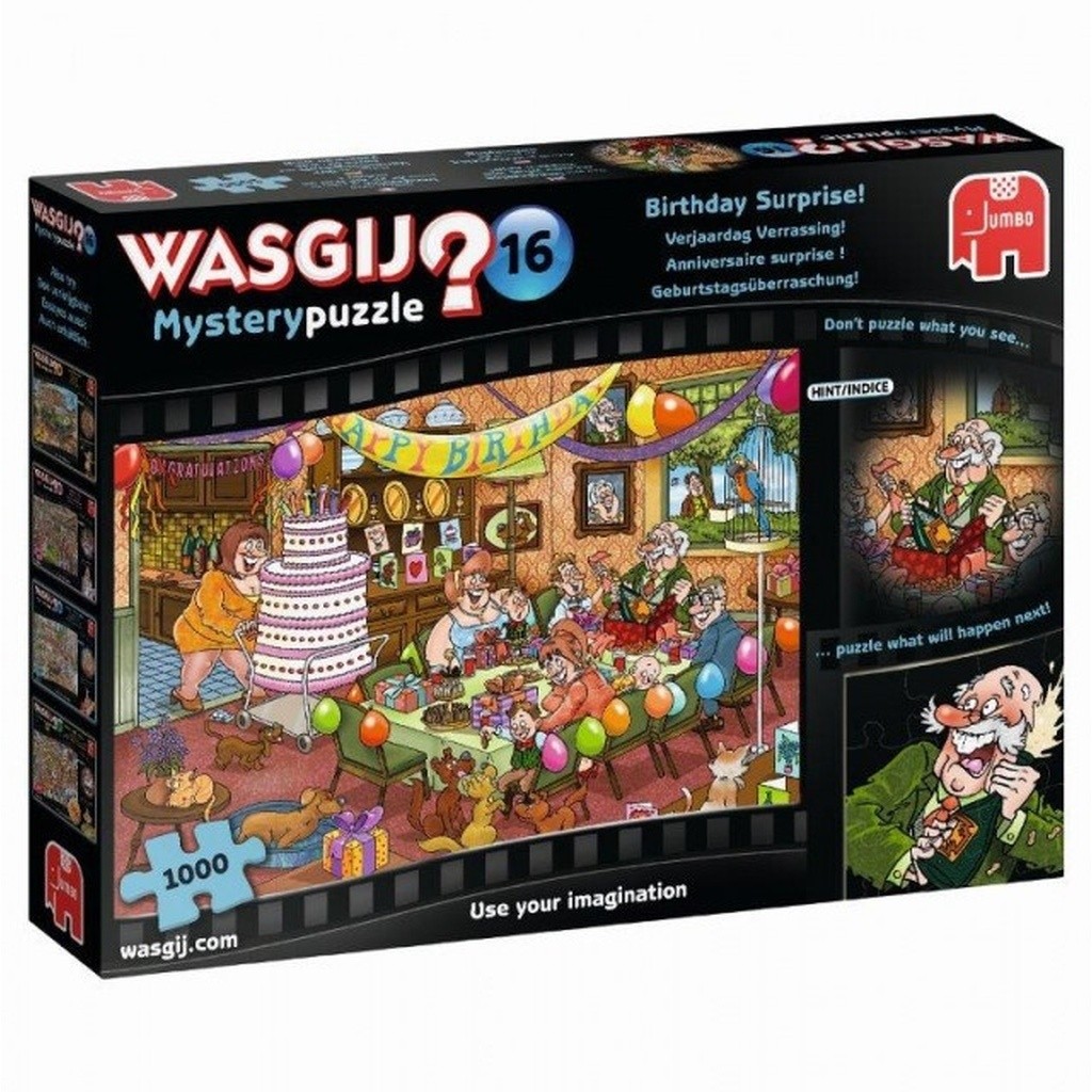 Wasgij? Mystery #16 Birthday Surprise - 1000 Brikker