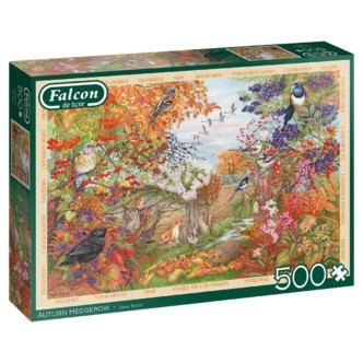 Autumn Hedgerow - 500 Brikker