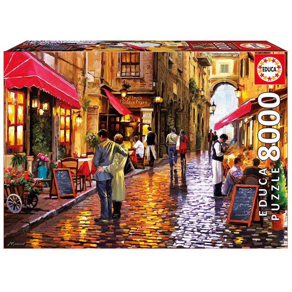 Café Street, 8000 brikker