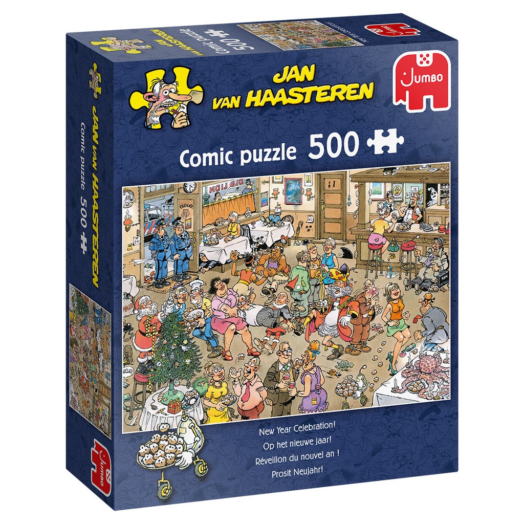 Jan van Haasteren - New Year Celebration! - 500 Brikker