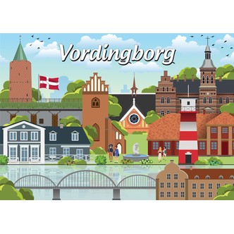 Danske byer: Vordingborg, 1000 brikker