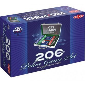 ProPoker 200 Chips - Komplet Pokersæt