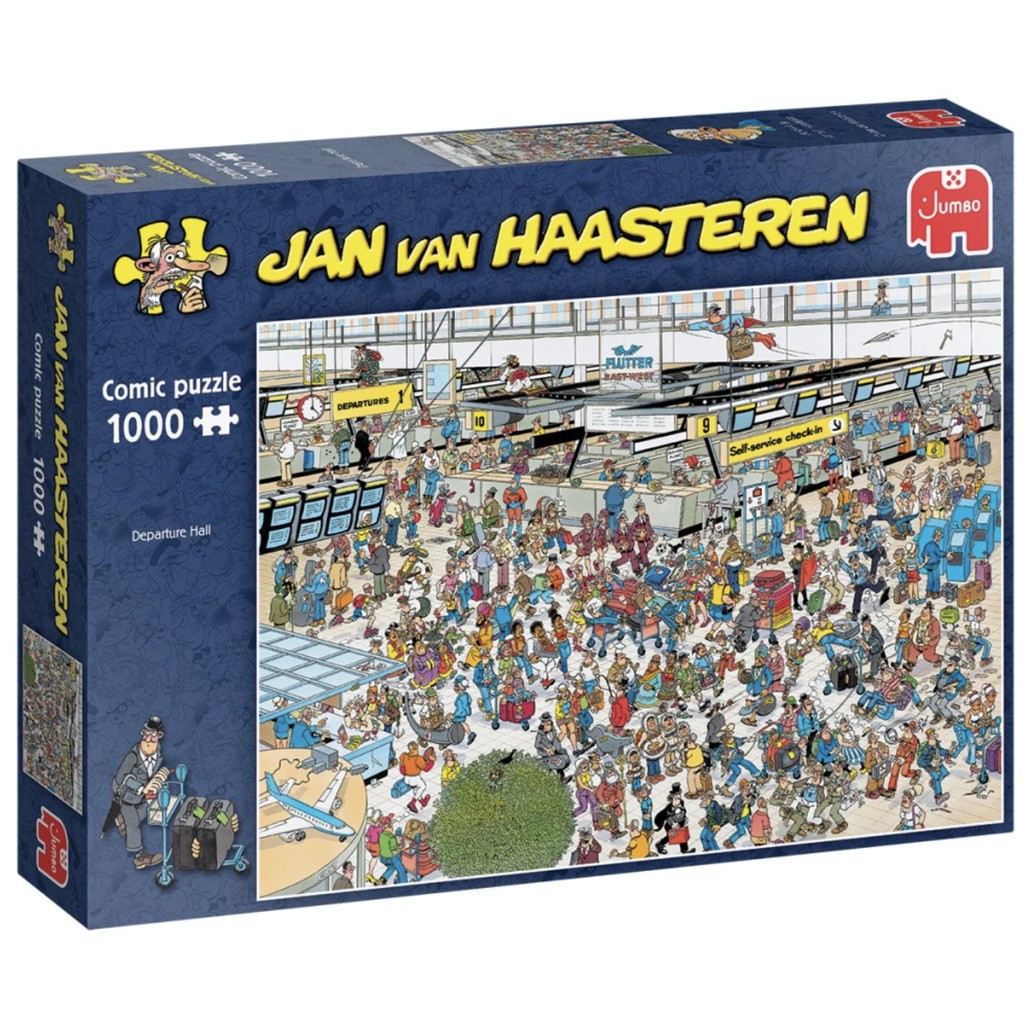 Jan Van Haasteren - Departure Hall - 1000 brikker